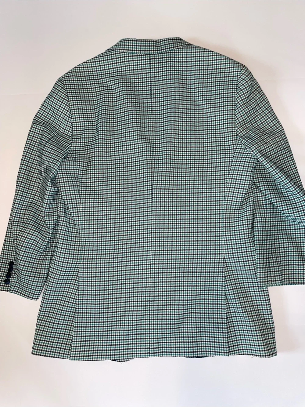 Tailorbyrd Collection Men’s Green Plaid Blazer Sport Coat Suit Jacket 40L